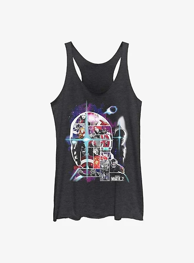 Marvel What If...? The Watcher Face Fill Girls Tank