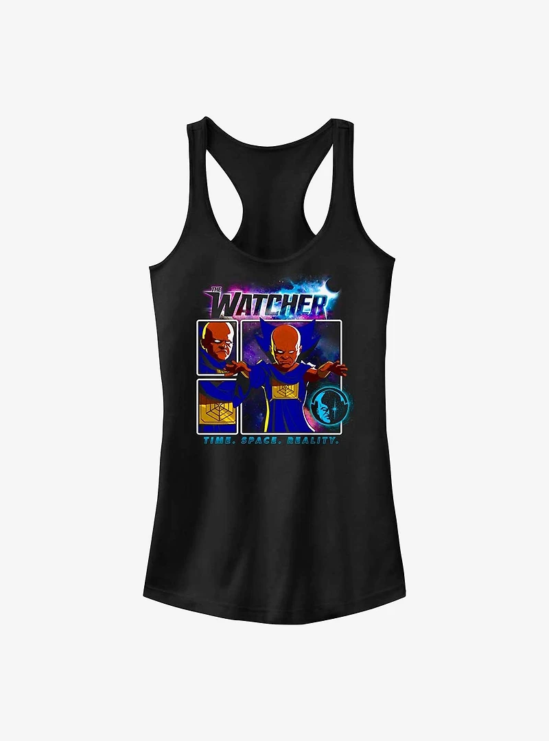 Marvel What If...? The Watcher TIme Space Reality Girls Tank