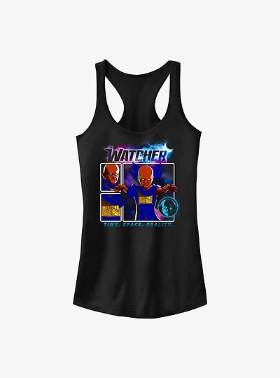 Marvel What If...? The Watcher TIme Space Reality Girls Tank
