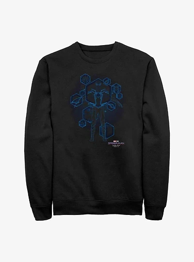 Marvel Spider-Man: No Way Home Blue Print Ready Sweatshirt