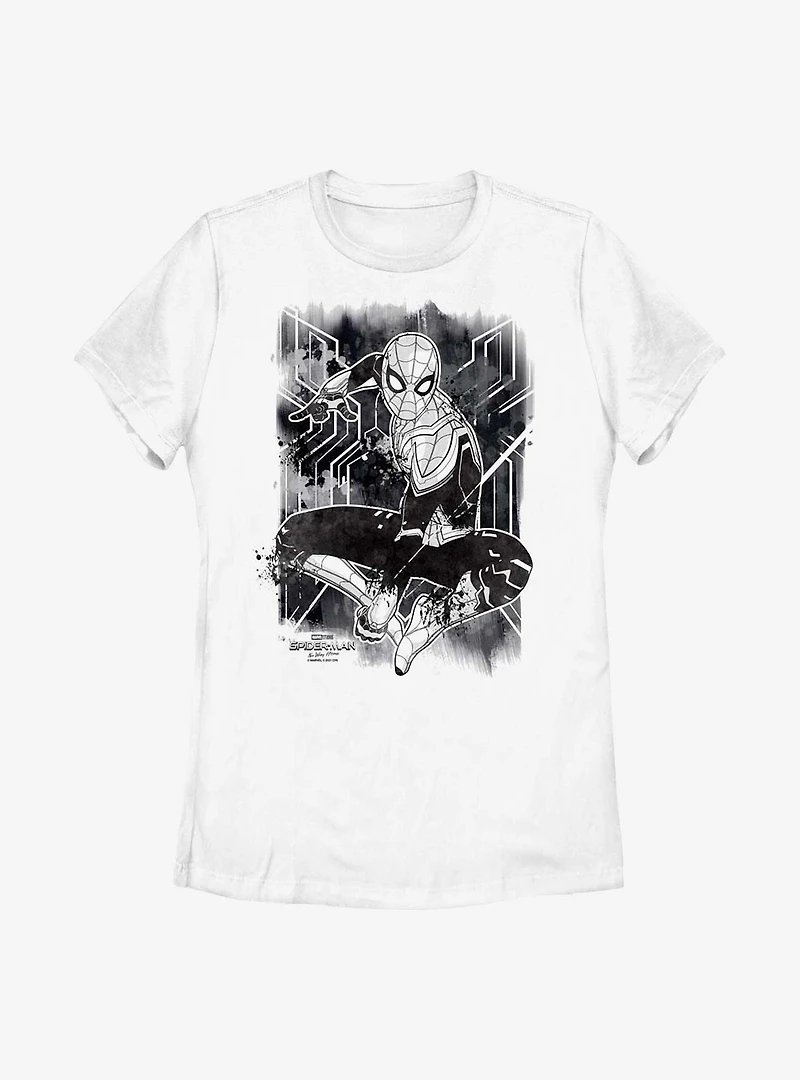 Marvel Spider-Man: No Way Home Spider Inked Womens T-Shirt