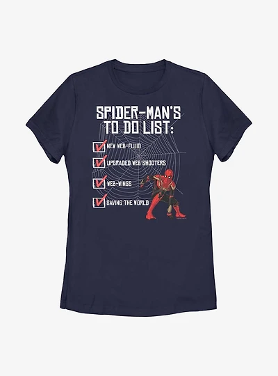 Marvel Spider-Man: No Way Home Spider-Man To Do Womens T-Shirt