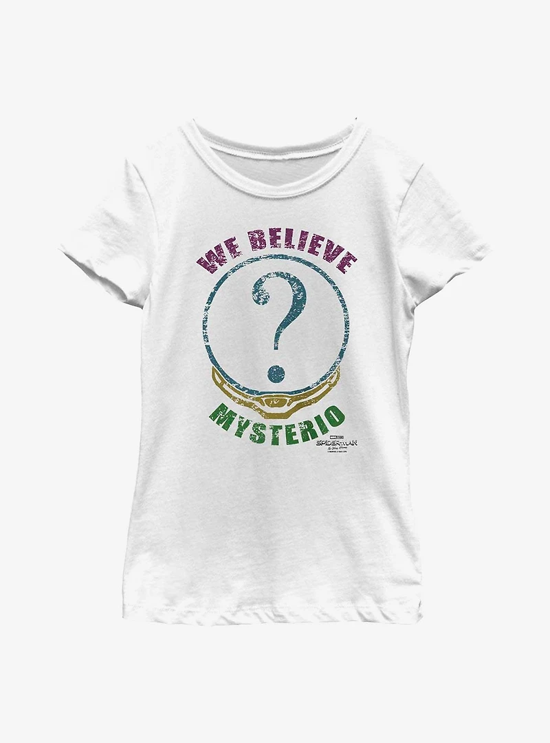 Marvel Spider-Man: No Way Home Believe Mysterio Youth Girls T-Shirt