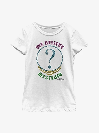 Marvel Spider-Man: No Way Home Believe Mysterio Youth Girls T-Shirt