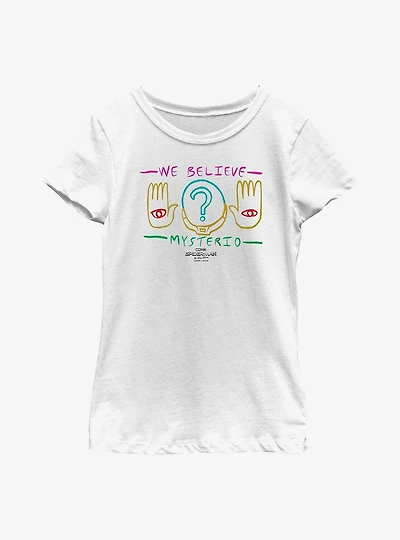 Marvel Spider-Man: No Way Home Believe Mysterio Youth Girls T-Shirt