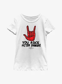 Marvel Spider-Man: No Way Home Parker Rocks Youth Girls T-Shirt