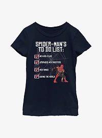 Marvel Spider-Man: No Way Home Spider-Man To Do Youth Girls T-Shirt