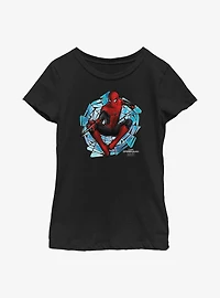 Marvel Spider-Man: No Way Home Spinning Webs Youth Girls T-Shirt
