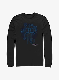 Marvel Spider-Man: No Way Home Blue Print Ready Long-Sleeve T-Shirt