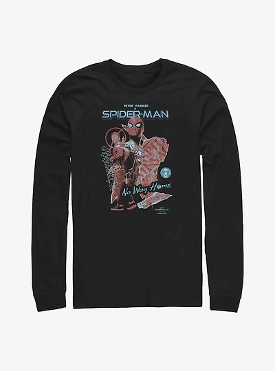 Marvel Spider-Man: No Way Home Mask Cover Long-Sleeve T-Shirt
