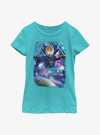 Marvel What If...? Watcher Never Sleeps Youth Girls T-Shirt