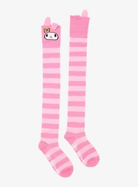 My Melody Stripe Knee-High Socks
