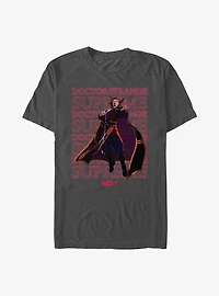 Marvel What If...? Supreme Text Stack Mens T-Shirt
