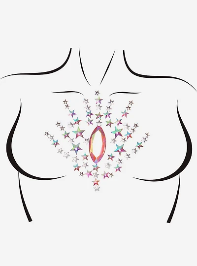 Stars Adhesive Body Jewel Stickers