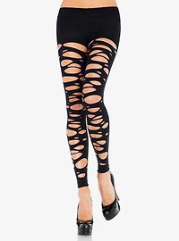 Tattered Footless Tights