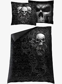 Skull Scroll Single Duvet Bedding Set