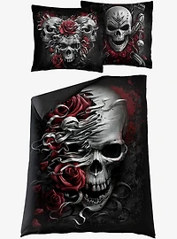 Skulls N' Roses Single Duvet Bedding Set
