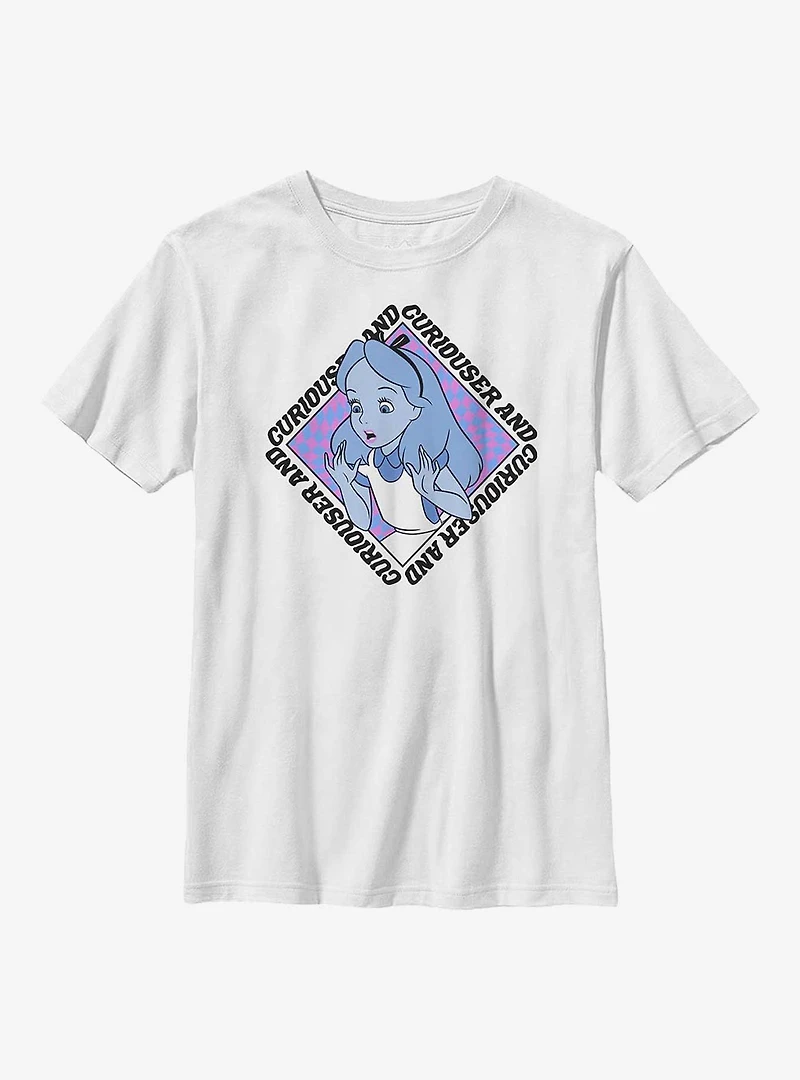 Disney Alice Wonderland Face Youth T-Shirt