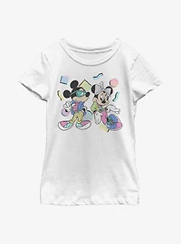 Disney Mickey Mouse 80s Minnie Youth Girls T-Shirt