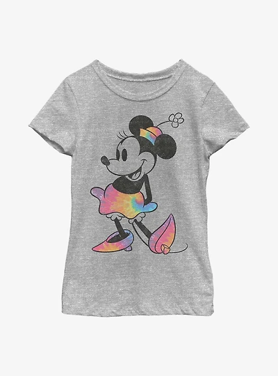 Disney Minnie Mouse Tie Dye Youth Girls T-Shirt