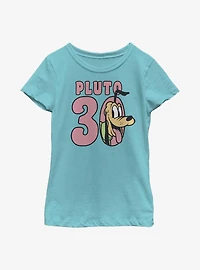 Disney Pluto Smiles Youth Girls T-Shirt
