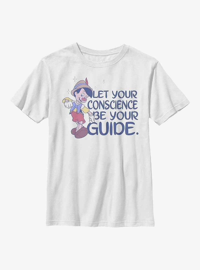 Disney Pinocchio Conscious Heart Youth T-Shirt
