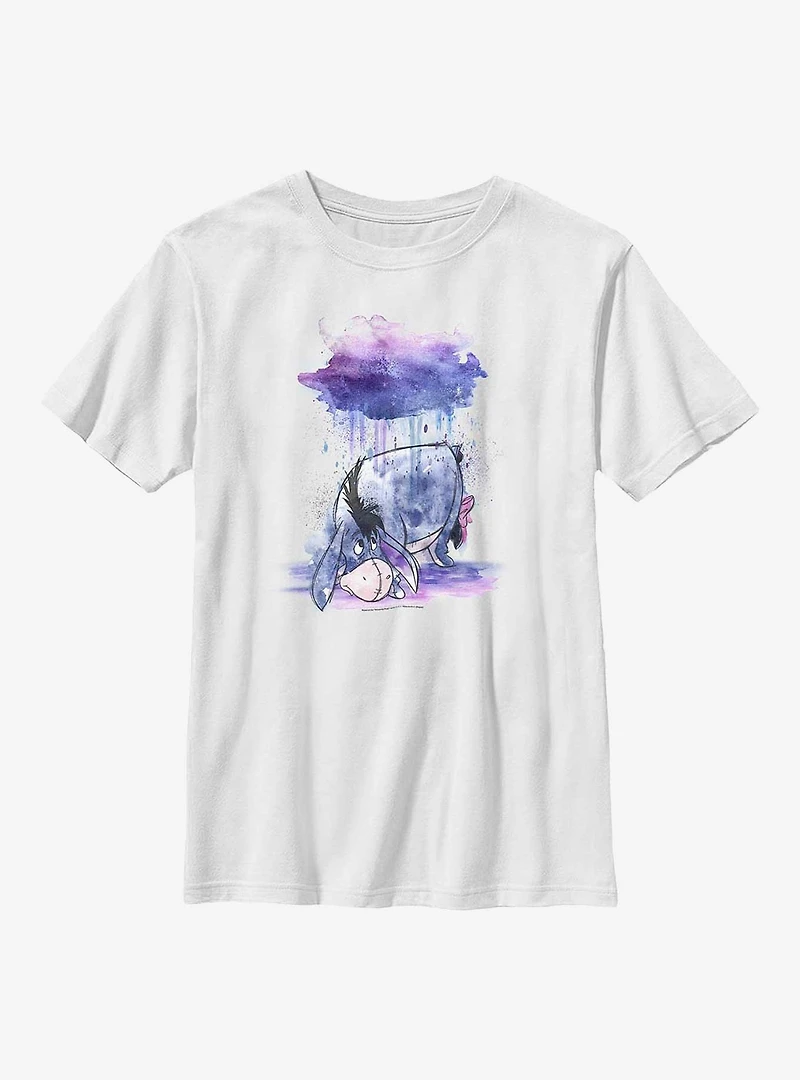 Disney Winnie The Pooh Watercolor Eeyore Youth T-Shirt