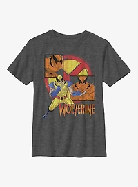 Marvel X-Men Claw Panels Youth T-Shirt