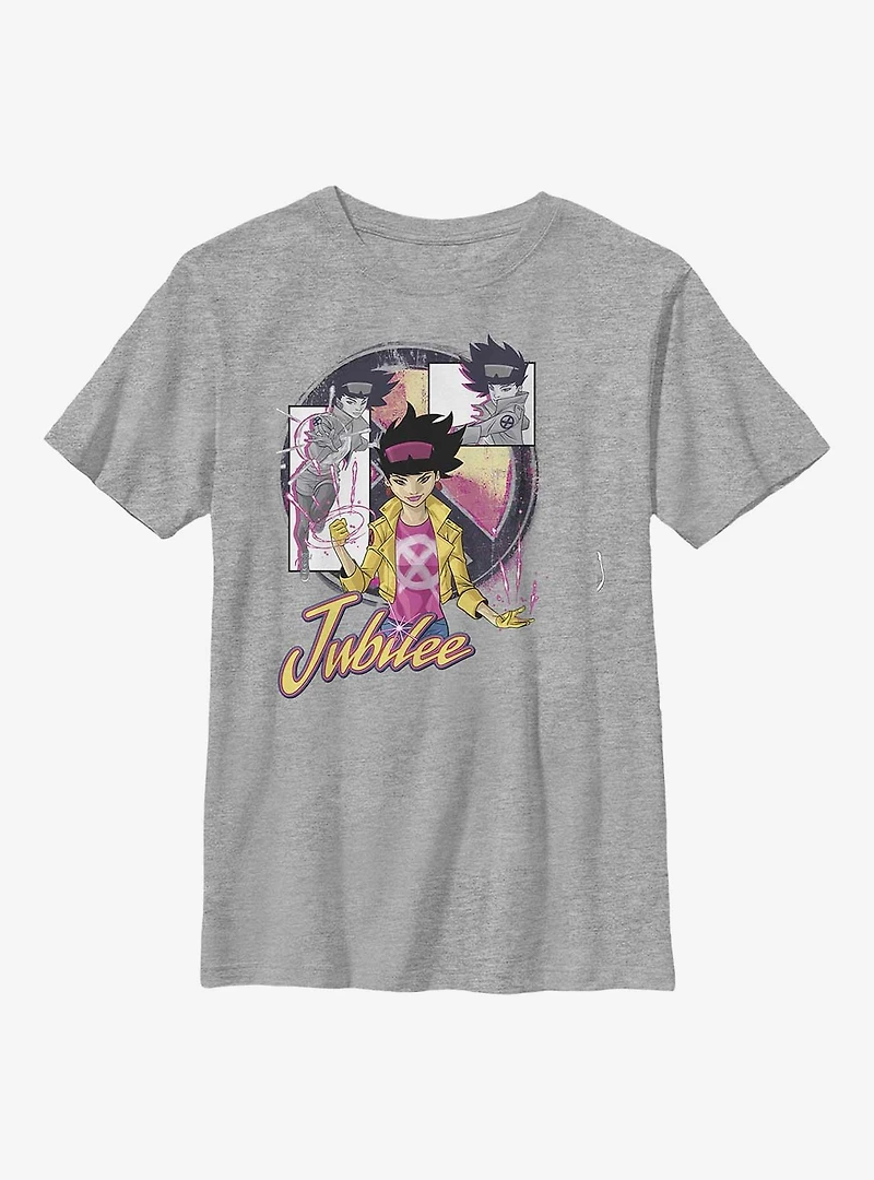 Marvel X-Men Jubilee Panels Youth T-Shirt