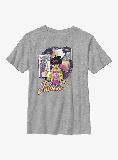 Marvel X-Men Jubilee Panels Youth T-Shirt