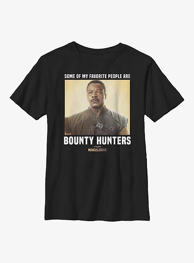 Star Wars The Mandalorian Bounty Friends Youth T-Shirt