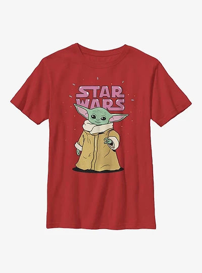 Star Wars The Mandalorian Child Stance Logo Youth T-Shirt