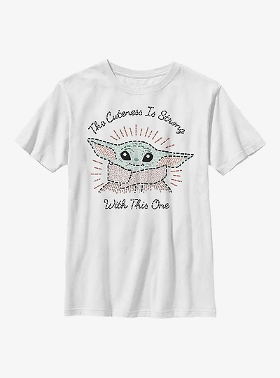 Star Wars The Mandalorian Child Stitch Youth T-Shirt
