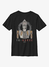 Star Wars The Mandalorian Ig Nurse Youth T-Shirt