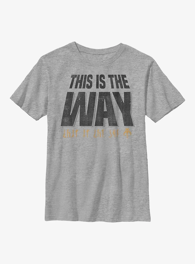 Star Wars The Mandalorian Way Youth T-Shirt