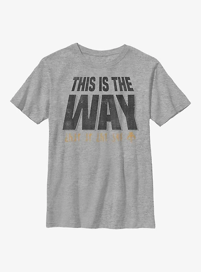 Star Wars The Mandalorian Way Youth T-Shirt