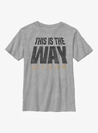 Star Wars The Mandalorian Way Youth T-Shirt
