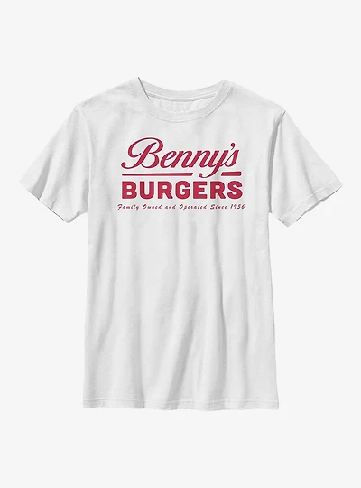 Stranger Things Benny's Burgers Youth T-Shirt