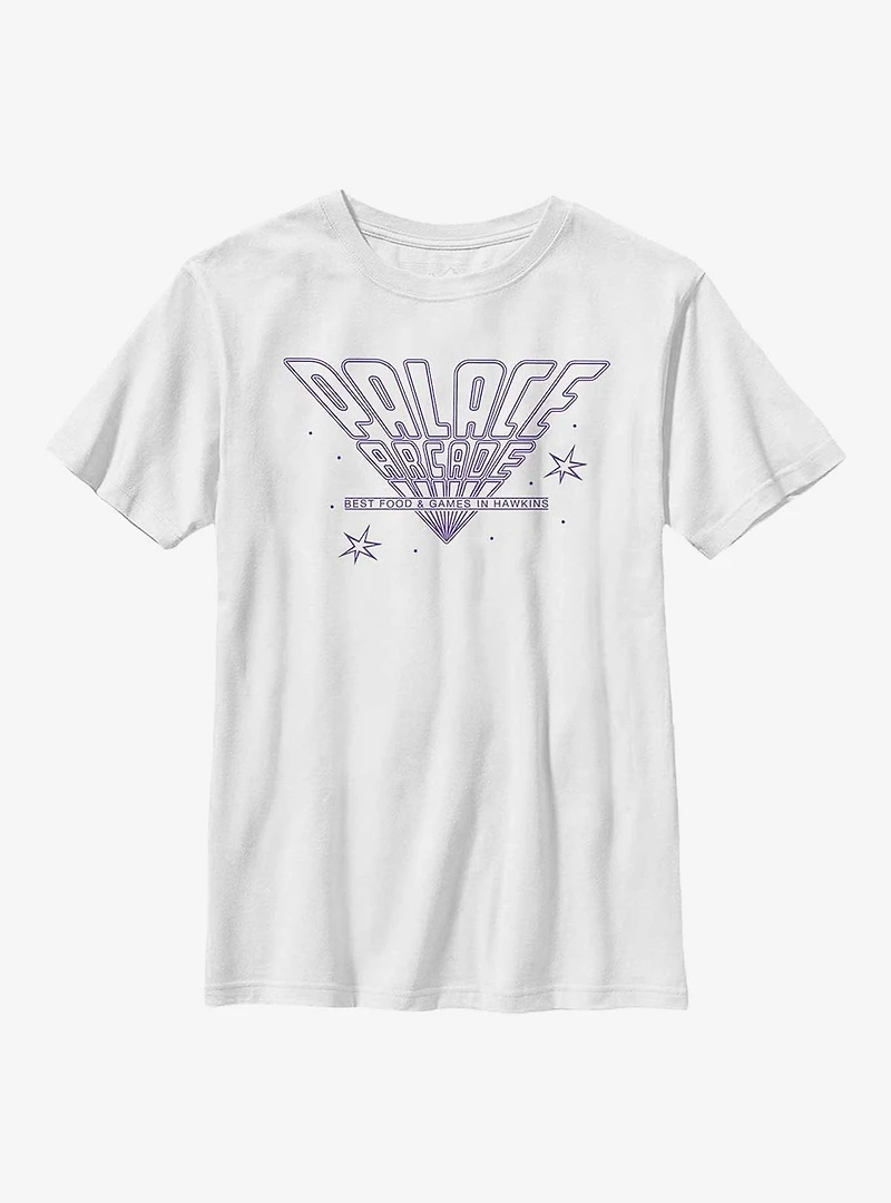 Stranger Things Line Art Arcade Youth T-Shirt