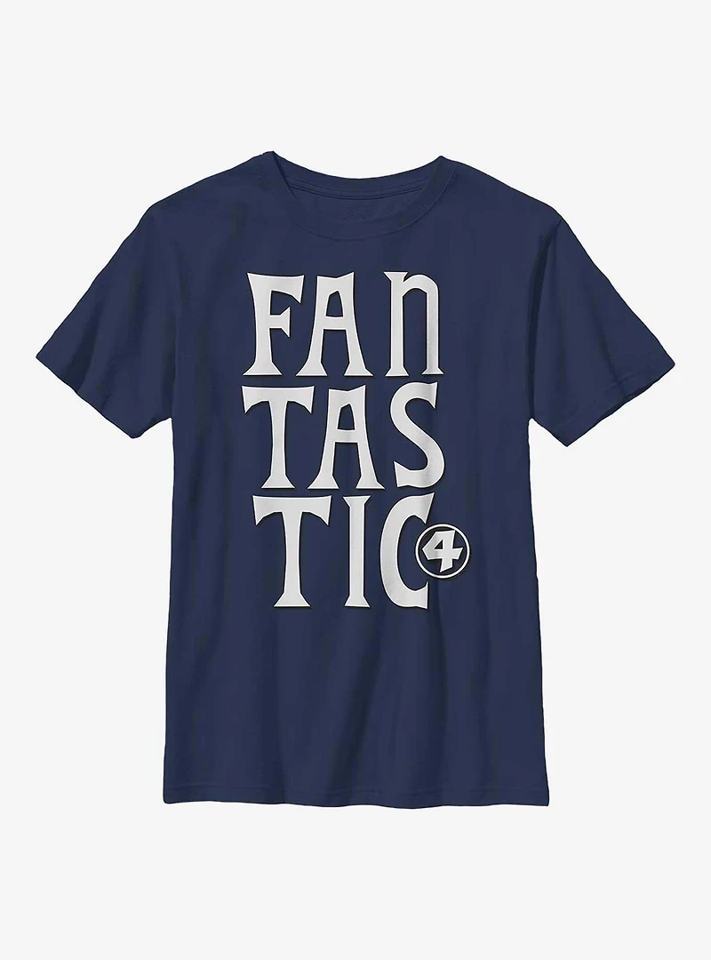 Marvel Fantastic Four Words Youth T-Shirt