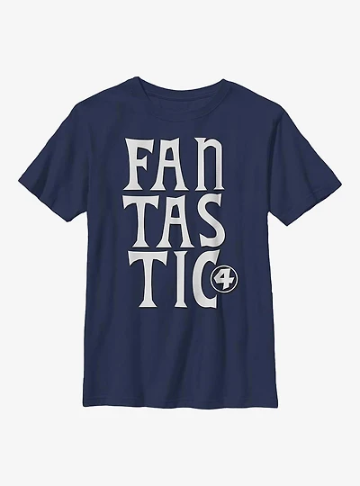 Marvel Fantastic Four Words Youth T-Shirt