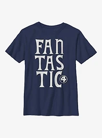 Marvel Fantastic Four Words Youth T-Shirt
