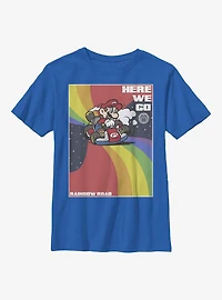 Nintendo Super Mario Here We Go Youth T-Shirt
