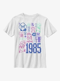Nintendo Super Mario Pastel Jumble Youth T-Shirt