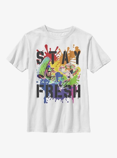 Nintendo Splatoon Pride Splats Youth T-Shirt