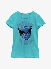 Marvel X-Men Birthday Growl Youth Girls T-Shirt