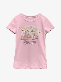 Star Wars The Mandalorian Child Cute Youth Girls T-Shirt