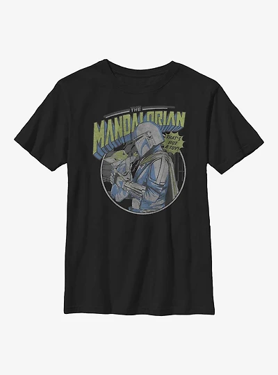 Star Wars The Mandalorian Child Hold Youth T-Shirt