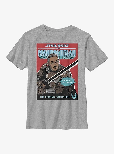 Star Wars The Mandalorian Long Live Poster Youth T-Shirt