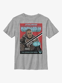 Star Wars The Mandalorian Long Live Poster Youth T-Shirt